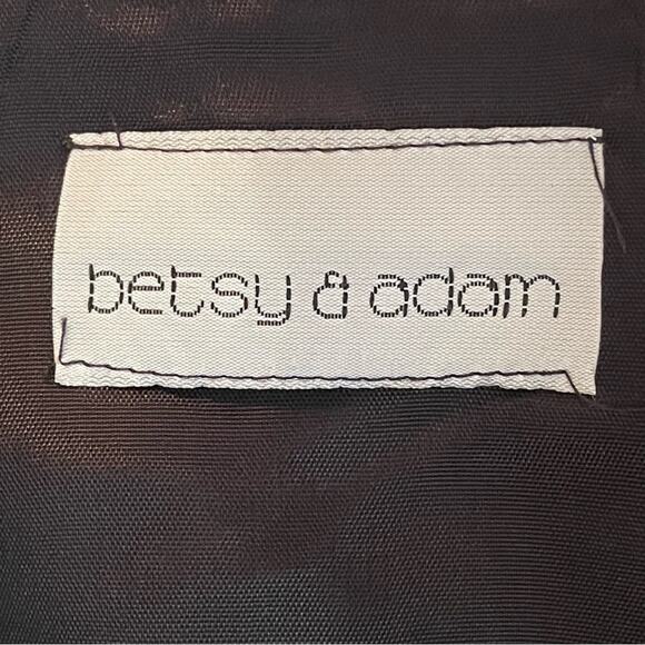 Betsy & Adam Sheer Black BabyDoll Whimsical Glam BalletCore Dress NWOT Size S - Picture 9 of 12